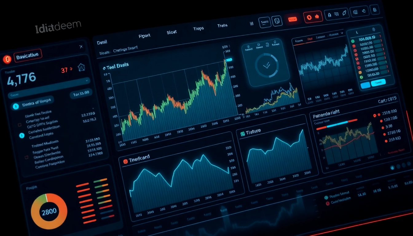 AICoin platform showcasing live cryptocurrency charts and security features for traders