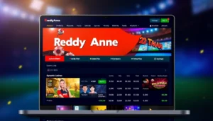 Reddy Anna Book engaged on a user’s screen with live sports betting and casino options, showcasing a user-friendly interface for quick betting and gaming success.