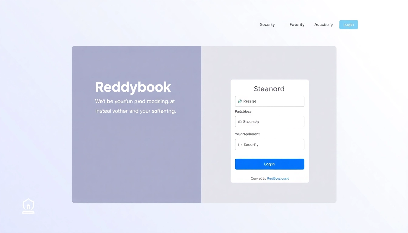 An engaging Reddybook login page screenshot showcasing secure access for online betting and gaming platform in India.