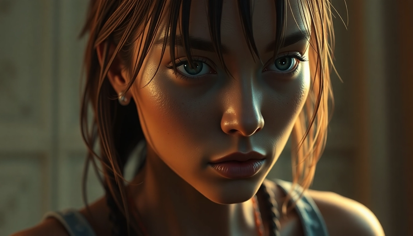 Close-up of hyper-realistic NSFW AI characters with detailed textures and emotional expression, created using nsfw ai technology for immersive visuals.