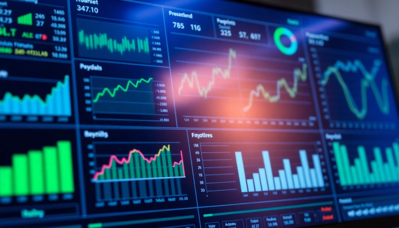 Financial analyst reviewing detailed investment reporting on digital dashboard for informed
