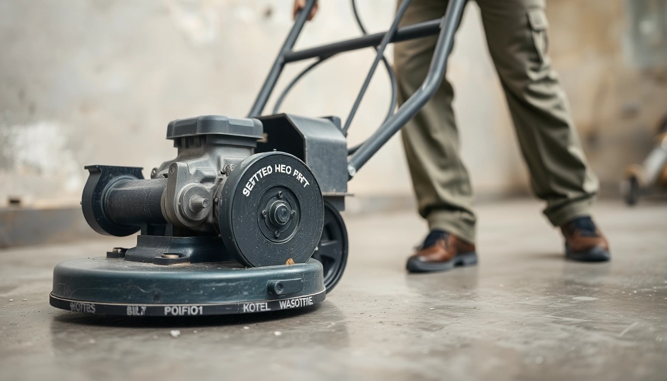 Expert floor preparation Birmingham service with grinding equipment for smooth surfaces