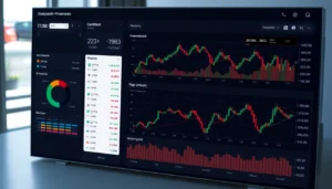 Trading view financial charts showing real-time market data and analysis tools for traders and
